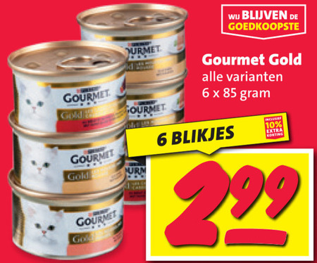 Gourmet   kattenvoer folder aanbieding bij  Nettorama - details