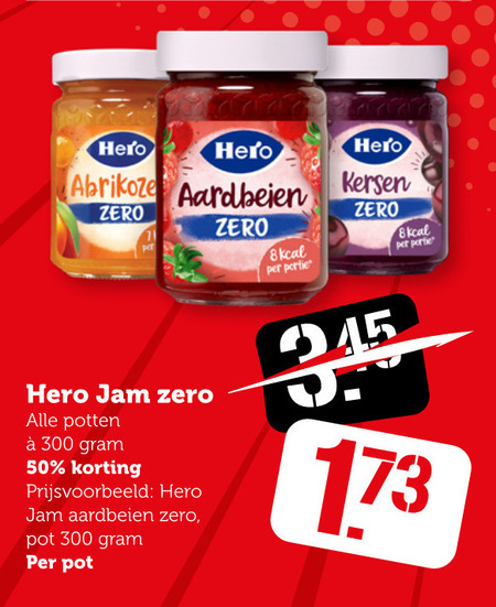 Hero   jam folder aanbieding bij  Coop - details