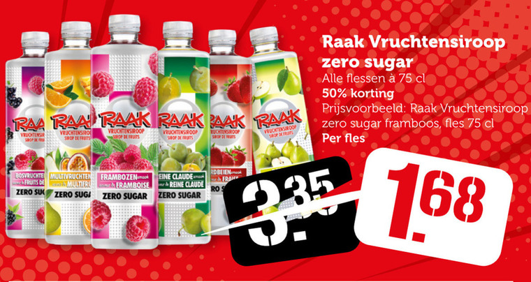 Raak   limonadesiroop folder aanbieding bij  Coop - details