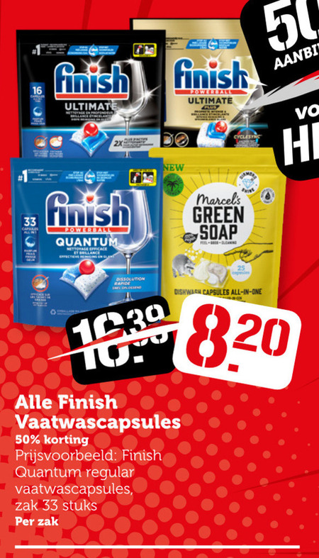 Finish   vaatwasmiddel folder aanbieding bij  Coop - details