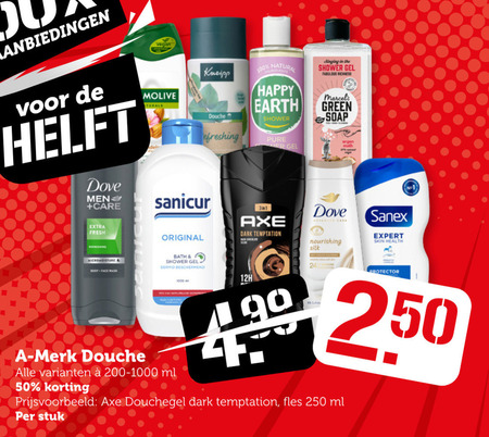 Sanex   douchegel folder aanbieding bij  Coop - details