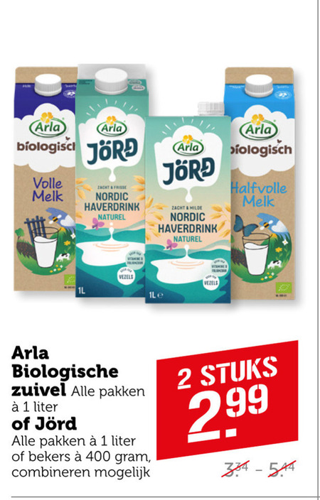 Arla   melk, zuivel folder aanbieding bij  Coop - details