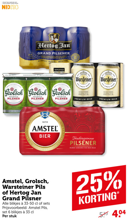 Grolsch   speciaalbier, blikje bier folder aanbieding bij  Coop - details