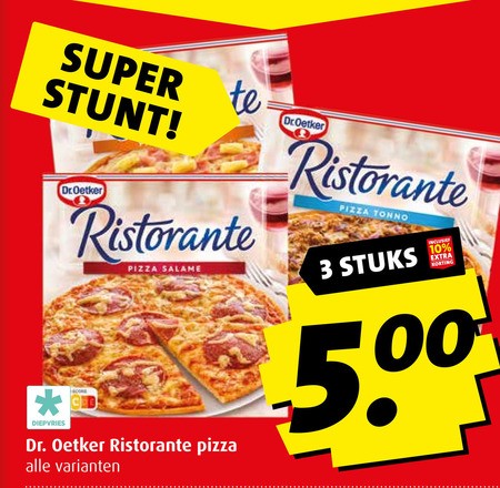 Dr Oetker   diepvriespizza folder aanbieding bij  Boni - details