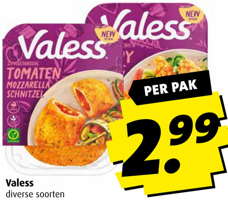 Valess   vegetarisch folder aanbieding bij  Boni - details