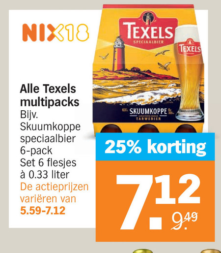 Texels   speciaalbier folder aanbieding bij  Albert Heijn - details