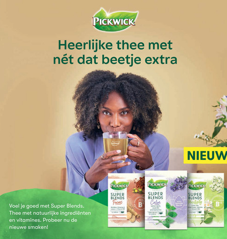 Pickwick   thee folder aanbieding bij  Albert Heijn - details