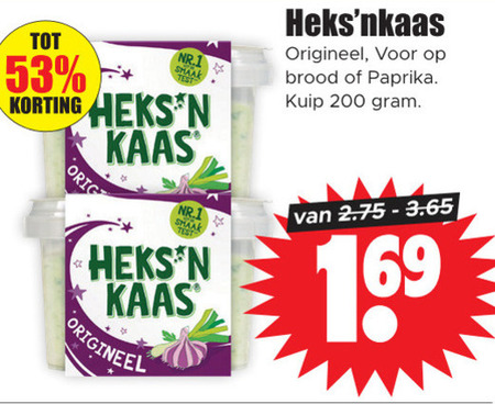 Heksnkaas   roomkaas folder aanbieding bij  Dirk - details