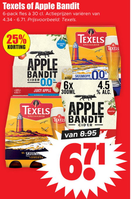 Apple bandit   appelcider, speciaalbier folder aanbieding bij  Dirk - details