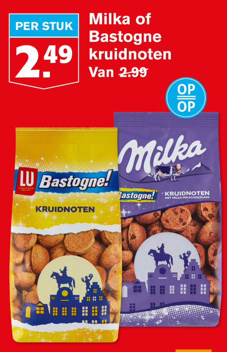 Lu   kruidnoten, chocolade kruidnoten folder aanbieding bij  Hoogvliet - details