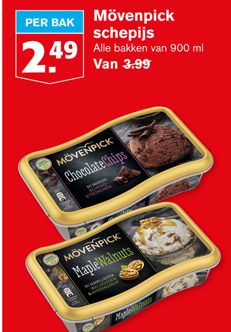 Movenpick   ijsspecialiteit folder aanbieding bij  Hoogvliet - details