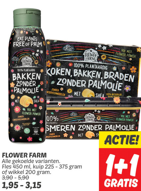 Flower Farm   margarine, olie en vetten folder aanbieding bij  Dekamarkt - details