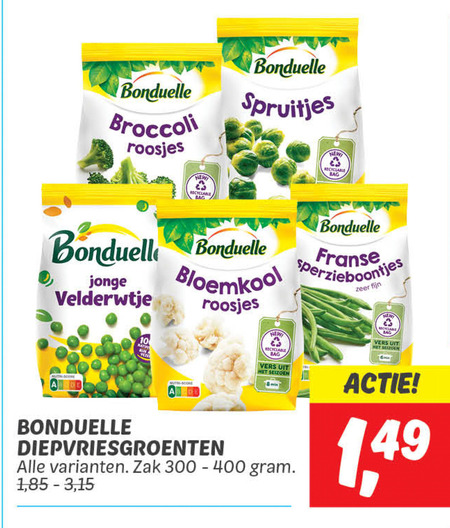 Bonduelle   diepvriesgroente folder aanbieding bij  Dekamarkt - details