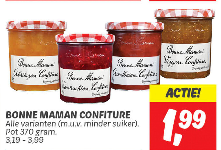 Bonne Maman   jam folder aanbieding bij  Dekamarkt - details