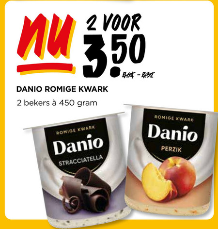 Danone Danio   kwark folder aanbieding bij  Jumbo - details