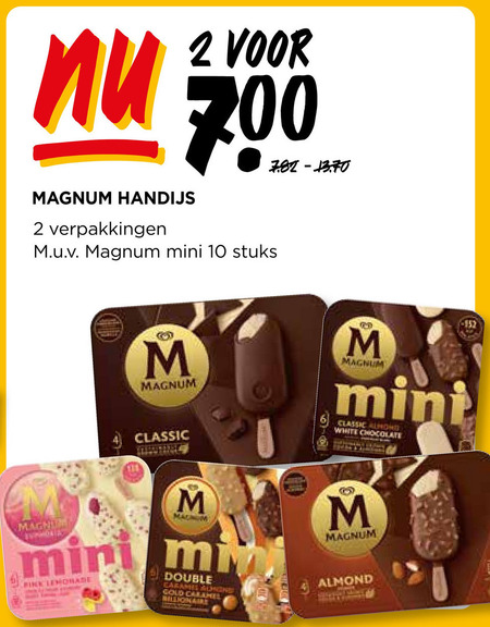 Magnum   ijslollies folder aanbieding bij  Jumbo - details