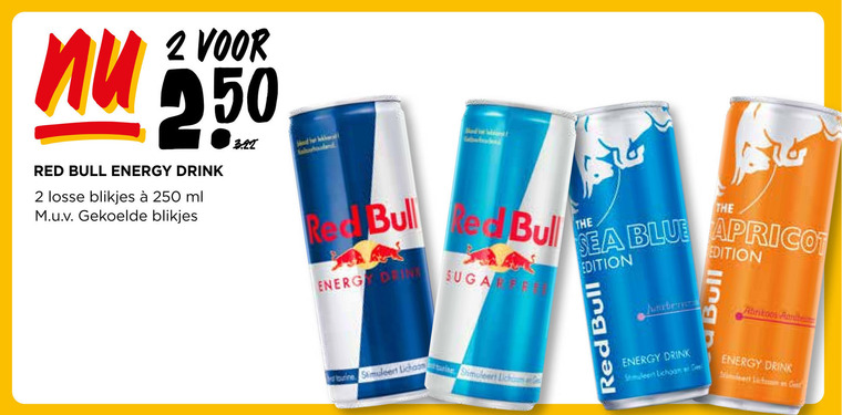 Red Bull   energiedrank folder aanbieding bij  Jumbo - details