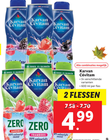 Karvan Cevitam   limonadesiroop folder aanbieding bij  Lidl - details