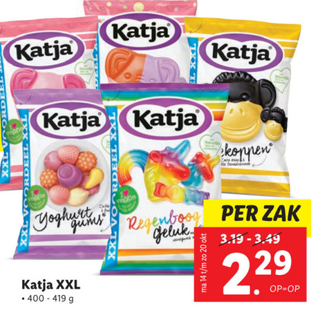 Katja   snoep folder aanbieding bij  Lidl - details