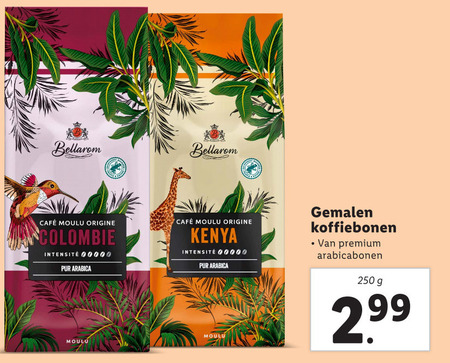 Bellarom   koffie folder aanbieding bij  Lidl - details