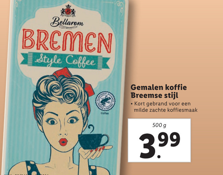 Bellarom   koffie folder aanbieding bij  Lidl - details