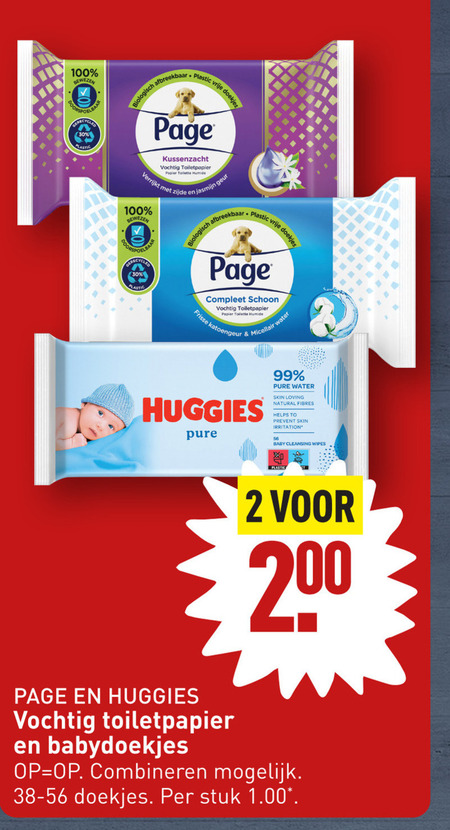 Page   vochtig toiletpapier folder aanbieding bij  Aldi - details