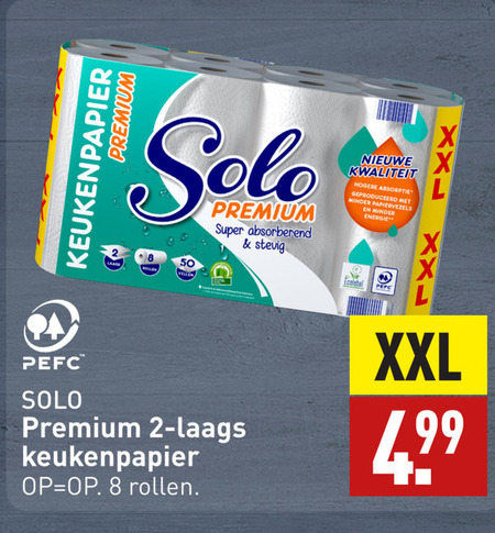 Solo   keukenpapier folder aanbieding bij  Aldi - details