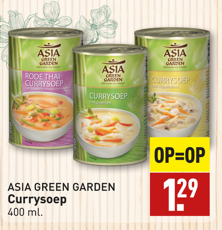 Asia Green Garden   soep folder aanbieding bij  Aldi - details