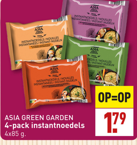 Asia Green Garden   noodles folder aanbieding bij  Aldi - details