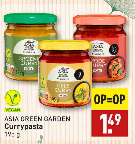 Asia Green Garden   oosterse maaltijd folder aanbieding bij  Aldi - details