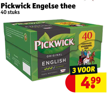 Pickwick   thee folder aanbieding bij  Kruidvat - details