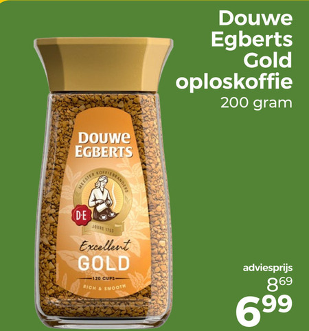 Douwe Egberts   oploskoffie folder aanbieding bij  Trekpleister - details