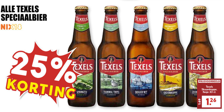 Texels   speciaalbier folder aanbieding bij  MCD Supermarkt Basis - details