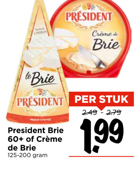 President   brie folder aanbieding bij  Vomar - details