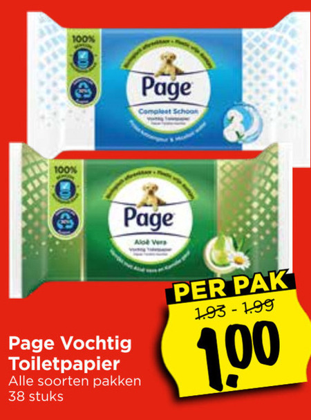 Page   vochtig toiletpapier folder aanbieding bij  Vomar - details