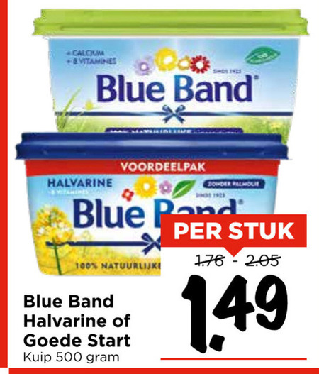 Blue Band   margarine folder aanbieding bij  Vomar - details