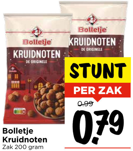 Bolletje   kruidnoten folder aanbieding bij  Vomar - details