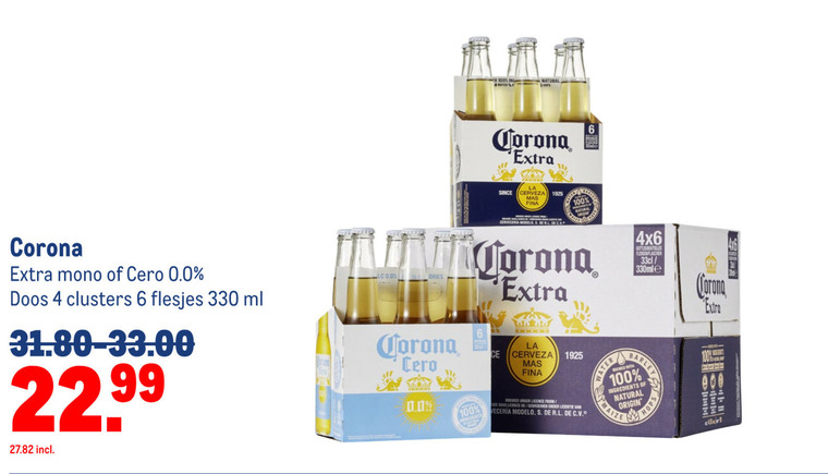 Corona   speciaalbier folder aanbieding bij  Makro - details