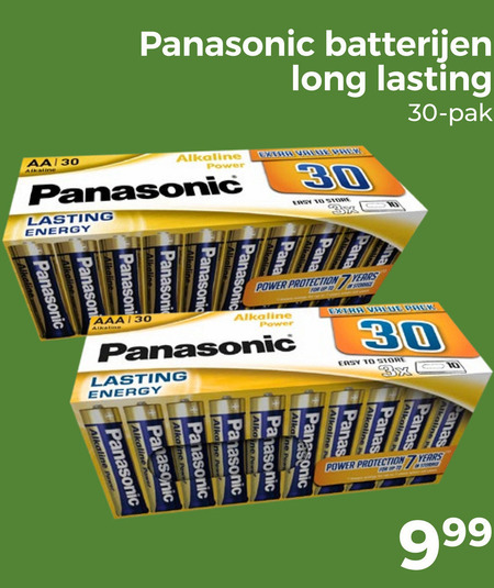 Panasonic   batterij folder aanbieding bij  Trekpleister - details