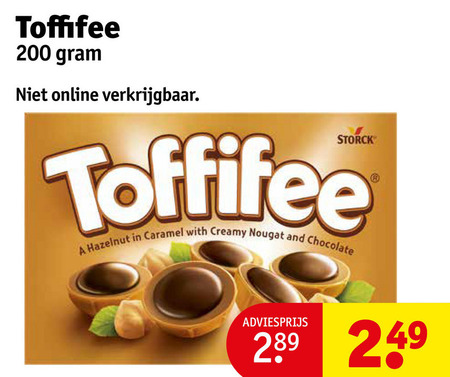 Toffifee   chocolade folder aanbieding bij  Kruidvat - details