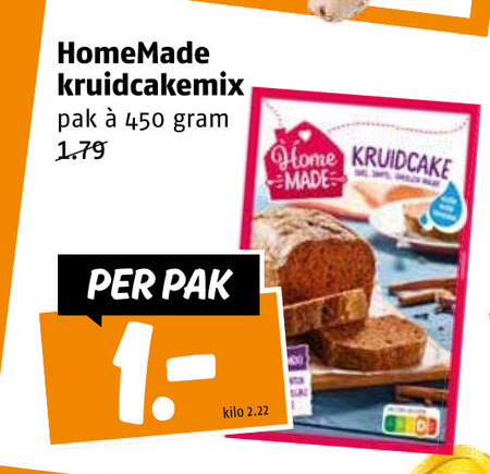 Homemade   cakemix folder aanbieding bij  Poiesz - details