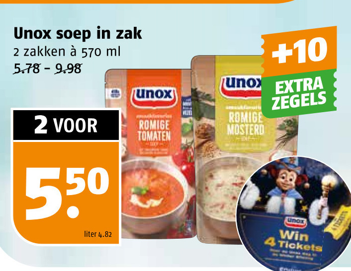 Unox   soep folder aanbieding bij  Poiesz - details