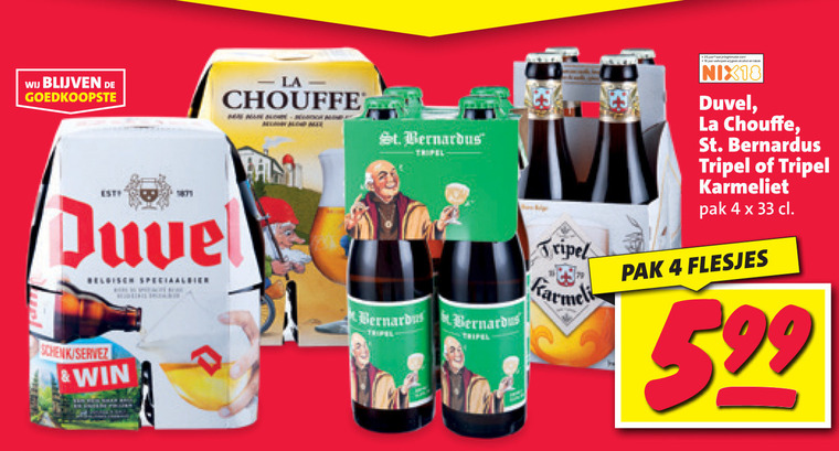 La Chouffe   speciaalbier folder aanbieding bij  Nettorama - details