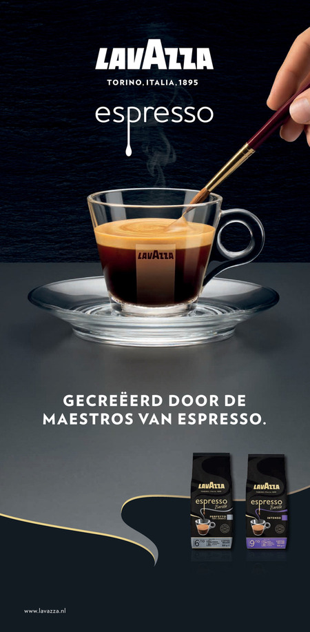 Lavazza   koffie folder aanbieding bij  Albert Heijn - details