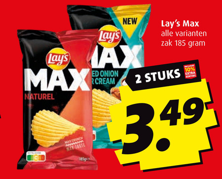 Lays   chips folder aanbieding bij  Boni - details