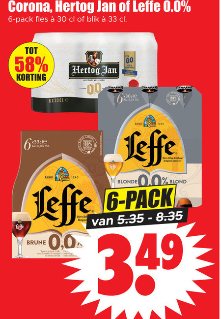 Hertog Jan   alcoholvrij bier folder aanbieding bij  Dirk - details