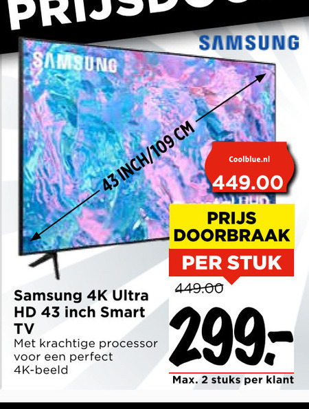 Samsung   4k ultrahd televisies folder aanbieding bij  Vomar - details