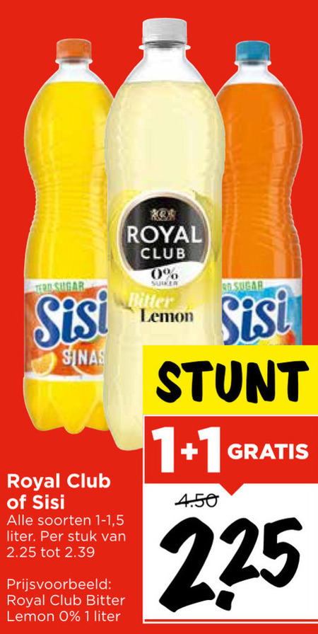 Royal Club   frisdrank folder aanbieding bij  Vomar - details