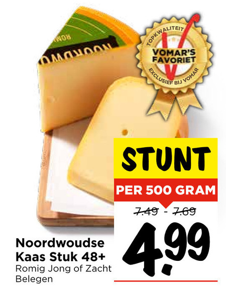 Noordwoudse   kaas folder aanbieding bij  Vomar - details