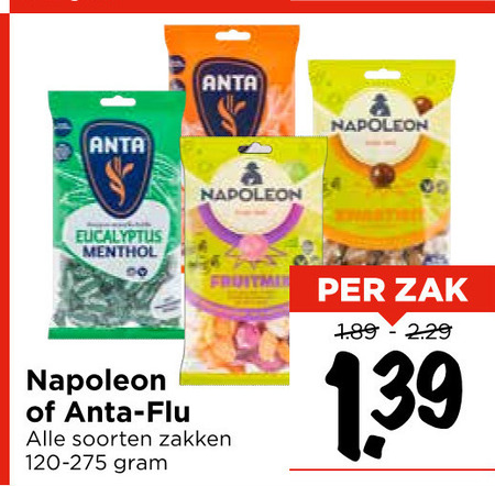 Napoleon   snoep folder aanbieding bij  Vomar - details